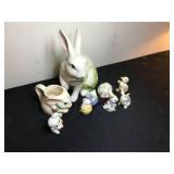 Antique Bunny theme lot