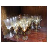 Assorted Vintage Stemware