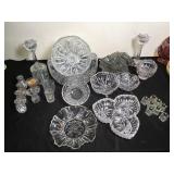 Assorted Crystal Glassware