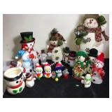 Holiday Christmas Vintage Snowman Lot
