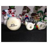 Holiday Christmas Vintage Snowman Lot