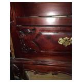 Antique Curio Display Cabinet