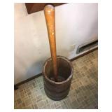 Antique Wooden Butter Churner