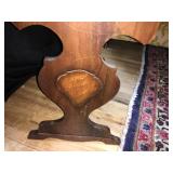Wooden Magazine Rack w Books