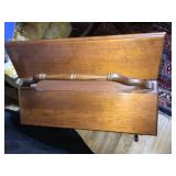 Wooden Magazine Rack w Books