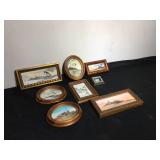 Mini Framed watercolor art collection