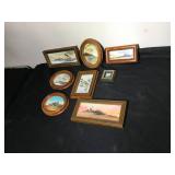Mini Framed watercolor art collection
