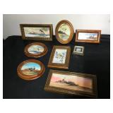 Mini Framed watercolor art collection