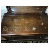 Antique Wooden Dresser/Mirror