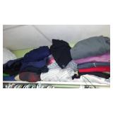 Room FULL of Clothes, Shoes, Hats, Coats, Blankets, Jeans, and More. See Pics! All Sizes, New, Like New and Gently Used. Shelving and Hangers are NOT INCLUDED. Small area in Room is used for personal 