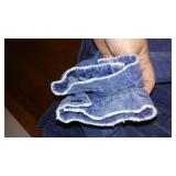 Ladies Denim Jackets (2) and Vest (2). Sizes Approx 3x, Xl and L.