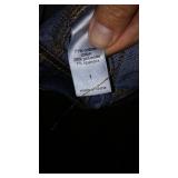Ladies Denim Jackets (2) and Vest (2). Sizes Approx 3x, Xl and L.