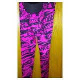 PINK pullover Dance Pants and Barbie Hat.
