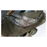 Camo Hunting Netted Pants (3) Hood, Knife, Survival Tool and More.