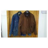Mens Denim and Suede Jackets.