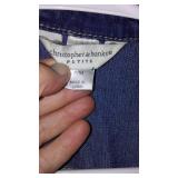 Ladies Denim and Flight Style Jacket. Size Small.