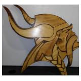 Wood Viking Wall Décor. Approx. 15 x 17 in.
