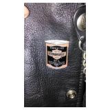 Harley Davidson Leather Vest (3XT) Snap Front, Lace Sides, Eagle on Back. Excellent Condition inside and out.