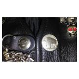 Harley Davidson Leather Vest (3XT) Snap Front, Lace Sides, Eagle on Back. Excellent Condition inside and out.