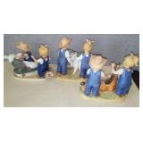 Denim Days Collectibles By HOMCO Home Interiors (3) 1510,8813,8878. Loc: CS1
