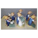 Denim Days Collectibles By HOMCO Home Interiors (3) 1510,8813,8878. Loc: CS1