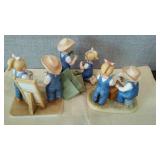 Denim Days Collectibles By HOMCO Home Interiors (3) 1514,15001-06,15356-03. Loc: CS1