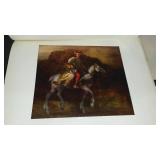 Vintage Abrams Print Art Books (4) Rembrandt, Bruegel, Velazquez, Cezanne. Each Book contains 16 Full Color 10 x 15 prints