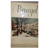 Vintage Abrams Print Art Books (4) Rembrandt, Bruegel, Velazquez, Cezanne. Each Book contains 16 Full Color 10 x 15 prints