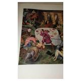 Vintage Abrams Print Art Books (4) Rembrandt, Bruegel, Velazquez, Cezanne. Each Book contains 16 Full Color 10 x 15 prints