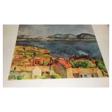 Vintage Abrams Print Art Books (4) Rembrandt, Bruegel, Velazquez, Cezanne. Each Book contains 16 Full Color 10 x 15 prints