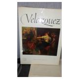 Vintage Abrams Print Art Books (4) Rembrandt, Bruegel, Velazquez, Cezanne. Each Book contains 16 Full Color 10 x 15 prints