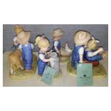 Denim Days Collectibles By HOMCO Home Interiors (4) 88351, 1501, 15355-02. Loc: CS2