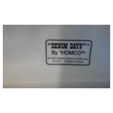 Denim Days Collectibles By HOMCO Home Interiors (4) 1500, 1529, 8807. Loc: CS2