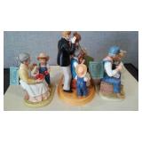 Denim Days Collectibles By HOMCO Home Interiors (4) 1526, 15002-07,8894. Loc: CS2