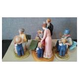 Denim Days Collectibles By HOMCO Home Interiors (4) 1526, 15002-07,8894. Loc: CS2