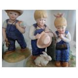 Denim Days Collectibles By HOMCO Home Interiors (4) 1513, 8867,88013-99 1. Loc: CS3