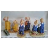 Denim Days Collectibles By HOMCO Home Interiors (4) 1513, 8867,88013-99 1. Loc: CS3