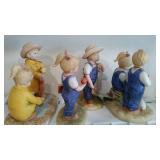 Denim Days Collectibles By HOMCO Home Interiors (4) 1513, 8867,88013-99 1. Loc: CS3