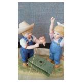 Denim Days Collectibles By HOMCO Home Interiors (3) 1520, 15000-05, 14040. Loc: CS3