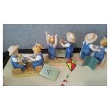 Denim Days Collectibles By HOMCO Home Interiors (3) 1520, 15000-05, 14040. Loc: CS3