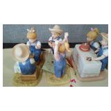 Denim Days Collectibles By HOMCO Home Interiors (3) 1520, 15000-05, 14040. Loc: CS3