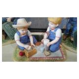 Denim Days Collectibles By HOMCO Home Interiors (3)8827, 15321, 8896. Loc: CS3