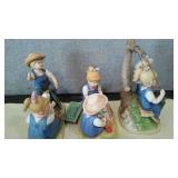 Denim Days Collectibles By HOMCO Home Interiors (3)8827, 15321, 8896. Loc: CS3