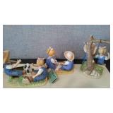 Denim Days Collectibles By HOMCO Home Interiors (3)8827, 15321, 8896. Loc: CS3