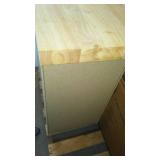 Butcher Block Top Base  Cabinet.