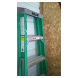 6 ft. Keller Fiberglass and Wood Ladders (2).