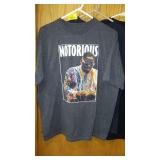 Concert Ts, Hendrix, Def leopard, Dity P and Notorious.