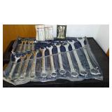 Assorted Combination / Box Wrenches. 24 pc, 9 pc and 8 pc.