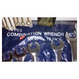 Assorted Combination / Box Wrenches. 24 pc, 9 pc and 8 pc.
