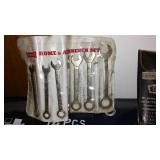 Assorted Combination / Box Wrenches. 24 pc, 9 pc and 8 pc.